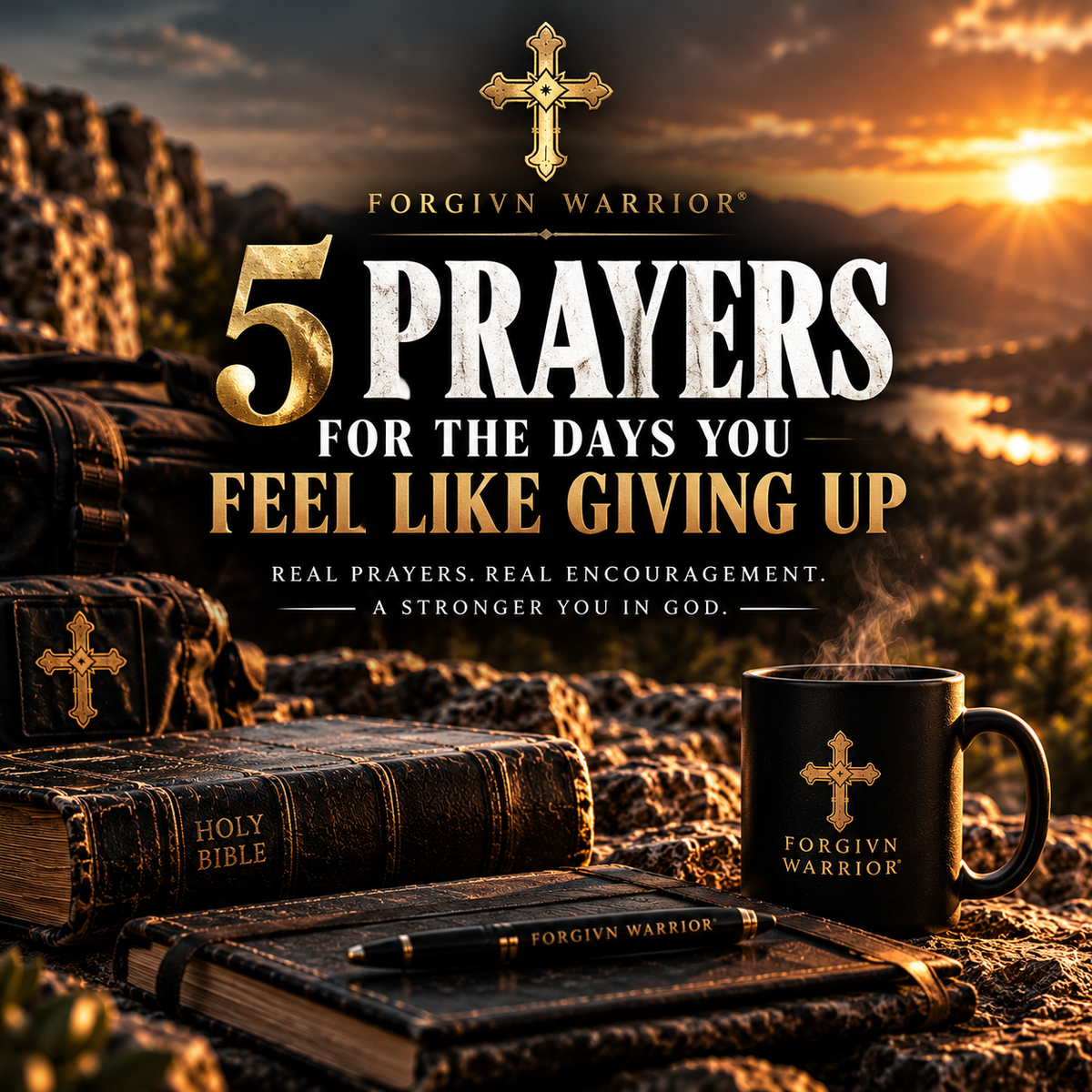 5 Prayers for the Days You Feel Like Giving Up | Digital Prayer Guide